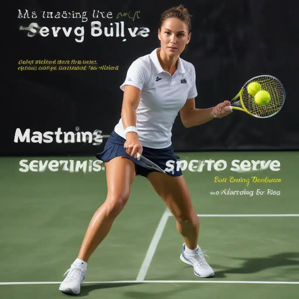 Mastering the Art of the Serve: Cutting-Edge Techniques Unveiled