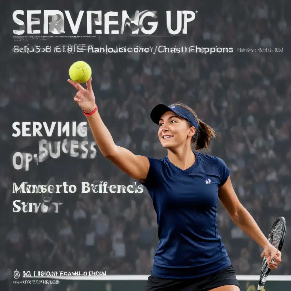 Serving Up Success: Mastering Serve Technique for Aspiring Champions